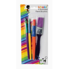 Large Paint Brush Set -  4 Piece  